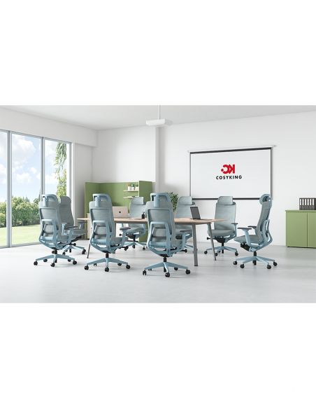 Крісло KRESLALUX GRAPHIS 8016-B SNOWY BLUE, ергономічне