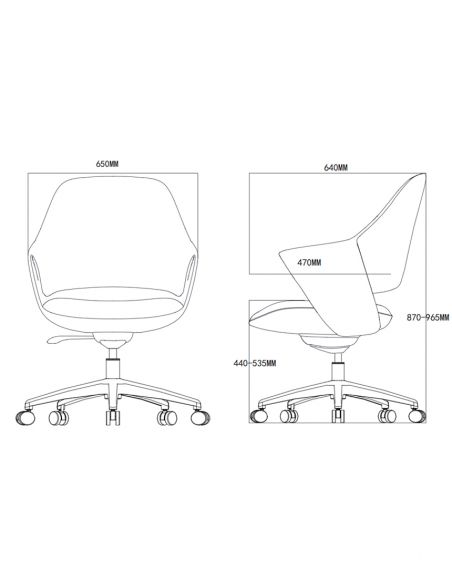 Конференц-крісло KRESLALUX ZENN KHAKI, шкіряне