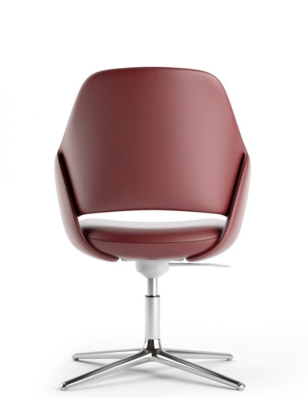 Конференц-крісло KRESLALUX ZENN RED,...