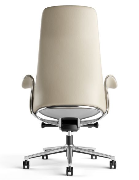 Крісло KRESLALUX PRIME-ON KHAKI для керівника, шкіряне