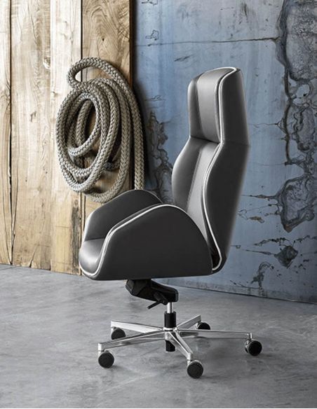 Крісло VAGHI SUONI для керівника, шкіряне