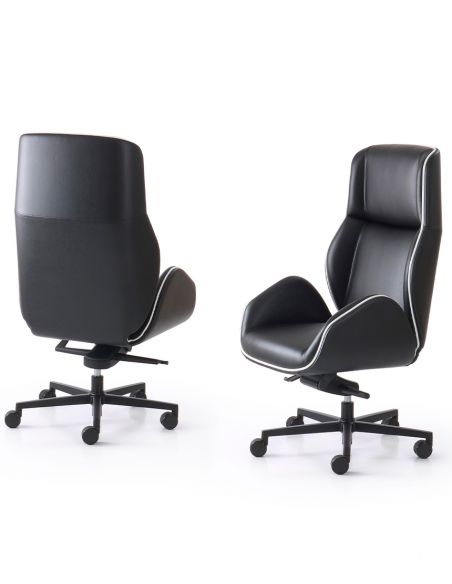 Крісло VAGHI SUONI для керівника, шкіряне