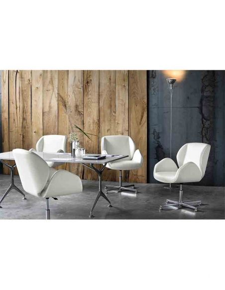 Крісло VAGHI SUONI GUEST SL06L, шкіряне