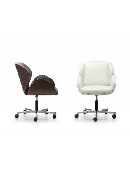 Крісло VAGHI SUONI GUEST SL06L, шкіряне