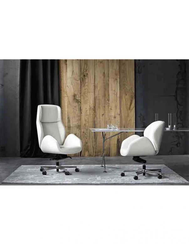 Крісло VAGHI SUONI GUEST SL06L, шкіряне