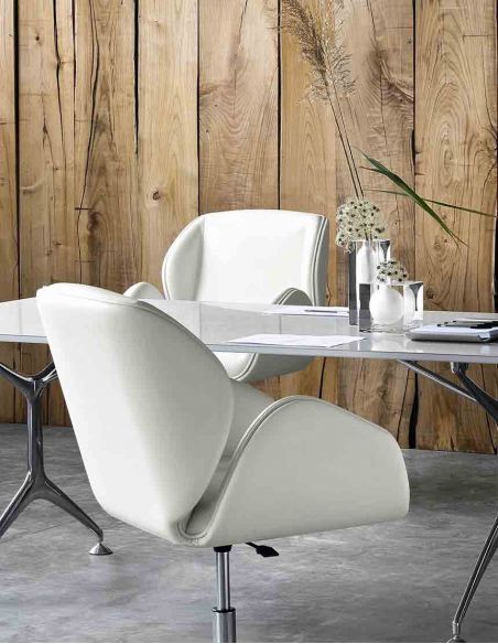 Крісло VAGHI SUONI GUEST SI06K, шкіряне