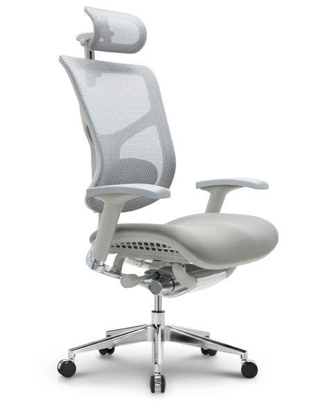 Крісло HOOKAY STAR 2 GREY (HST2MF01-NG), ергономічне, з тканинним сидінням