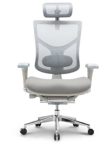 Крісло HOOKAY STAR 2 GREY (HST2MF01-NG), ергономічне, з тканинним сидінням