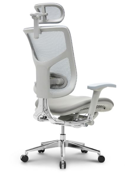 Крісло HOOKAY STAR 2 GREY (HST2MF01-NG), ергономічне, з тканинним сидінням