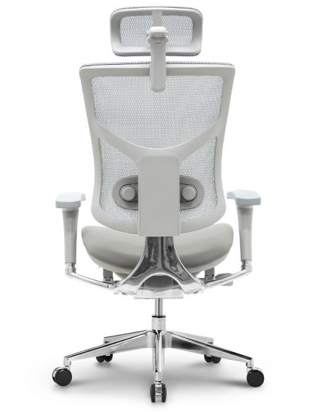 Крісло HOOKAY STAR 2 GREY (HST2MF01-NG), ергономічне, з тканинним сидінням