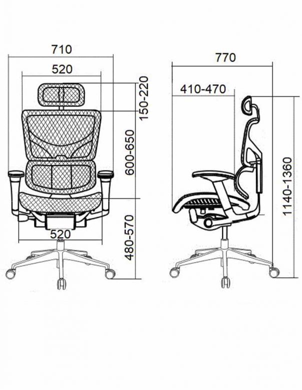 Крісло HOOKAY SAIL 2 BLACK (SA2MF01),...