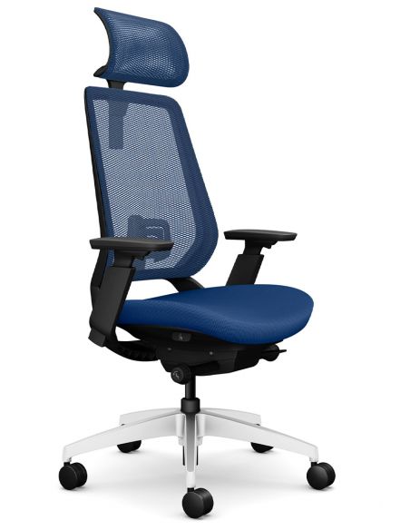 Крісло OKAMURA ABILIS CB MEDIUM BLUE для оператора