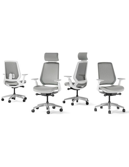 Крісло OKAMURA ABILIS CB LIGHT GREY для оператора