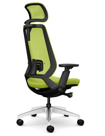Крісло OKAMURA ABILIS CB LIME GREEN для оператора 2