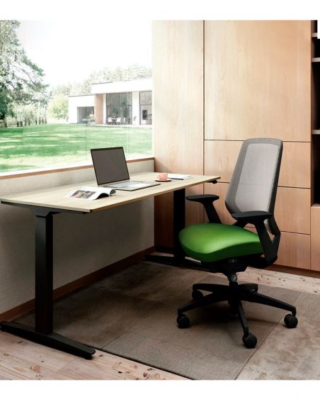 Крісло OKAMURA ABILIS CB LIME GREEN для оператора