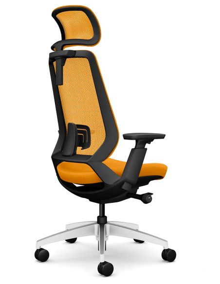 Крісло OKAMURA ABILIS CB ORANGE для оператора