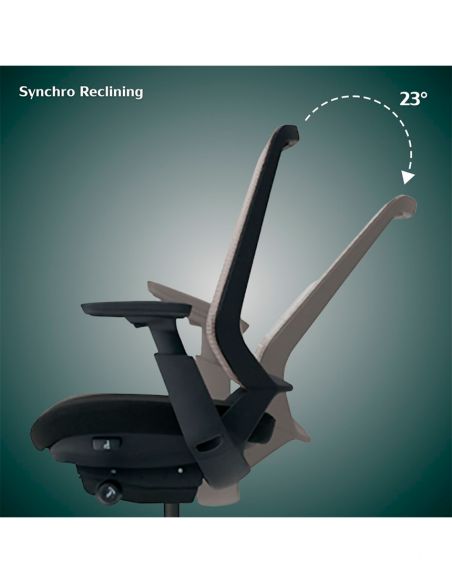 Крісло OKAMURA ABILIS CB ORANGE для оператора