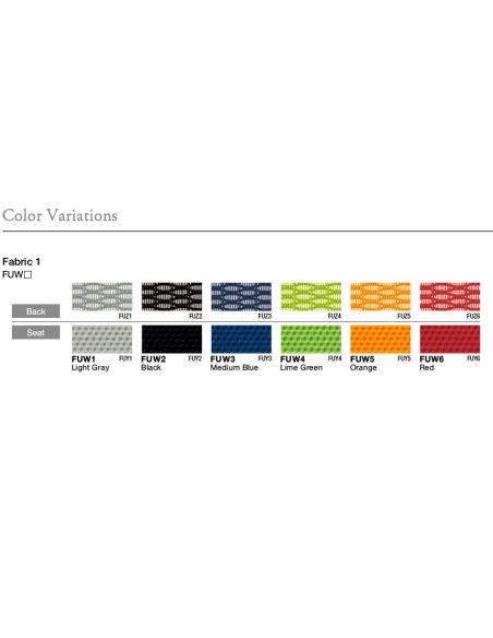 Крісло OKAMURA ABILIS CB ORANGE для оператора