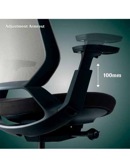 Крісло OKAMURA ABILIS FB LIGHT GREY для оператора