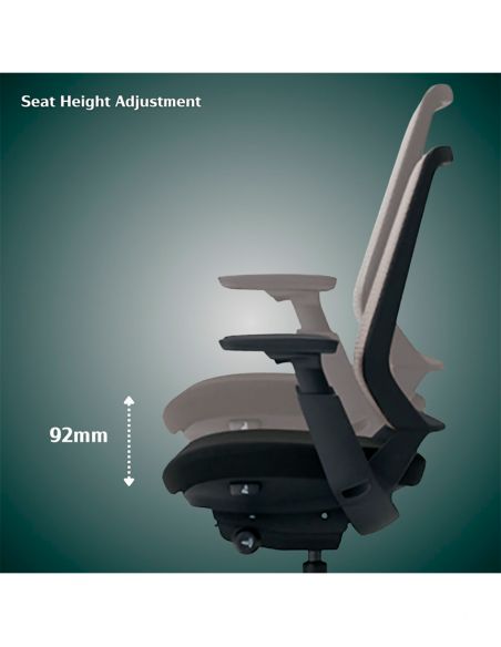 Крісло OKAMURA ABILIS FB LIGHT GREY для оператора