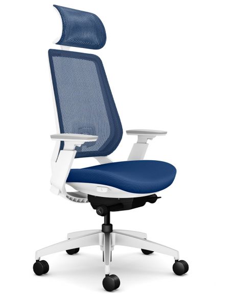 Крісло OKAMURA ABILIS FB MEDIUM BLUE для оператора