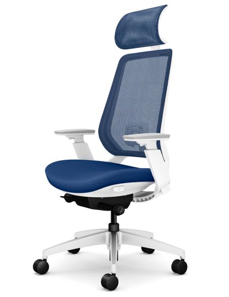 Крісло OKAMURA ABILIS FB MEDIUM BLUE для оператора