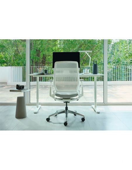 Крісло OKAMURA ABILIS FB MEDIUM BLUE для оператора