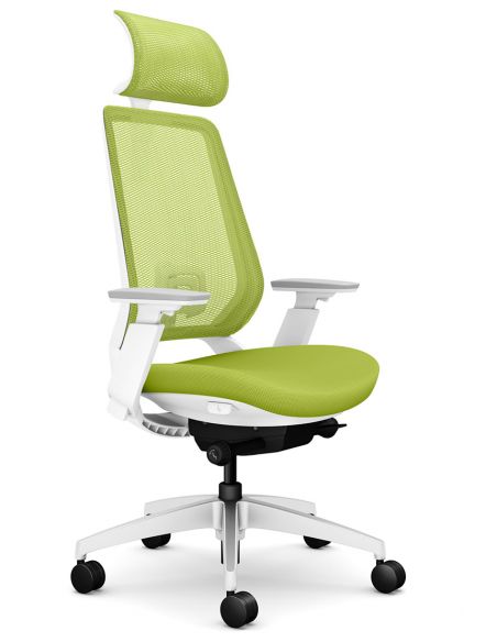 Крісло OKAMURA ABILIS FB LIME GREEN для оператора