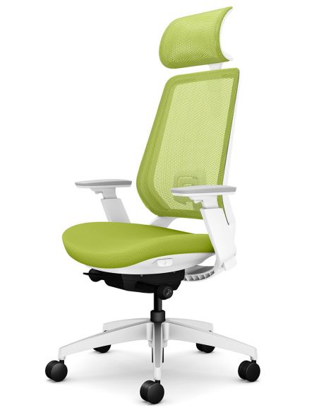Крісло OKAMURA ABILIS FB LIME GREEN для оператора