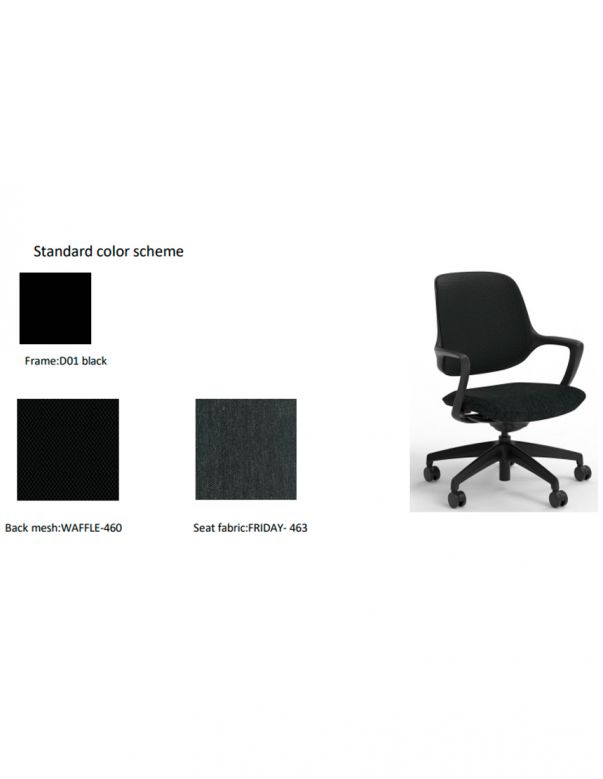 Крісло KRESLALUX NIRO-D01 BLACK, для...