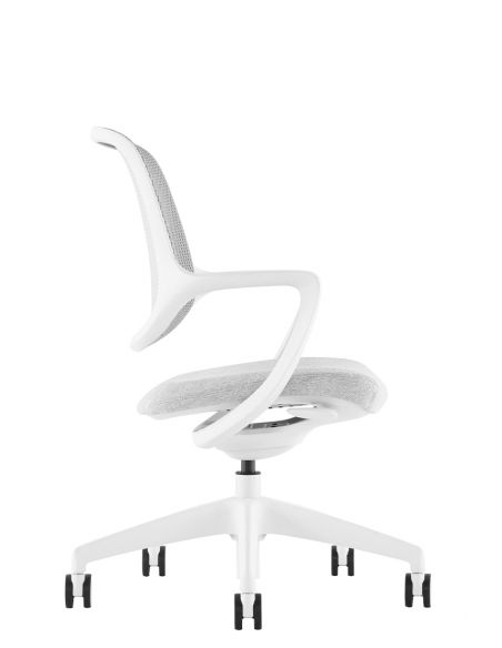 Крісло KRESLALUX NIRO-D02 WHITE, для відвідувача