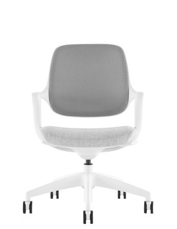 Крісло KRESLALUX NIRO-D02 WHITE, для відвідувача 2