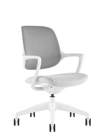 Крісло KRESLALUX NIRO-D02 WHITE, для відвідувача