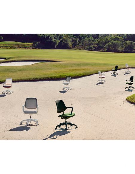 Крісло KRESLALUX NIRO-D02 WHITE, для відвідувача