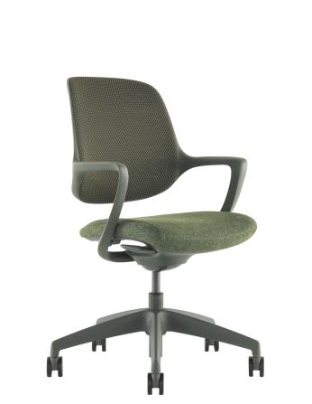 Крісло KRESLALUX NIRO-D34 GREEN, для відвідувача