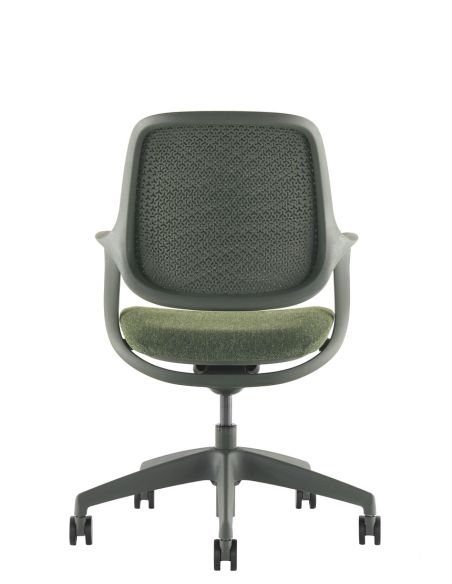 Крісло KRESLALUX NIRO-D34 GREEN, для відвідувача