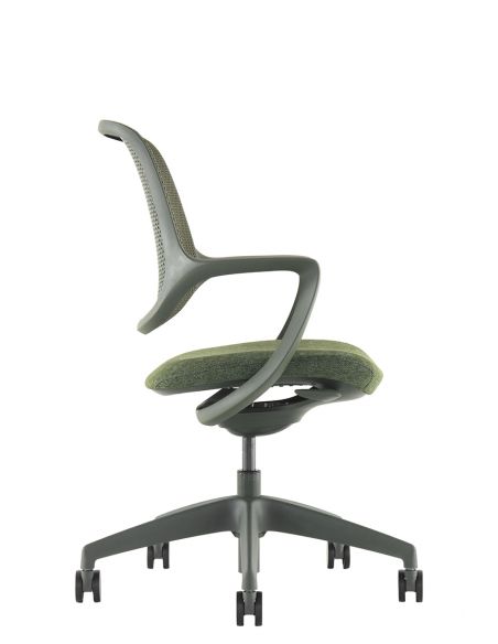 Крісло KRESLALUX NIRO-D34 GREEN, для відвідувача