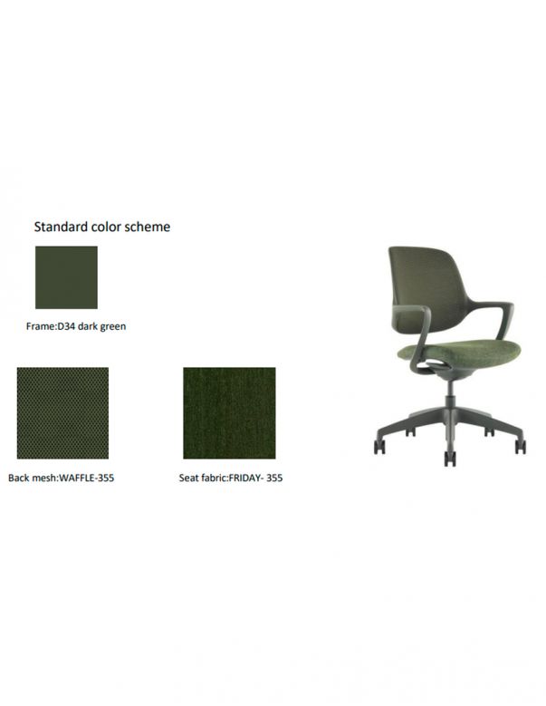 Крісло KRESLALUX NIRO-D34 GREEN, для...