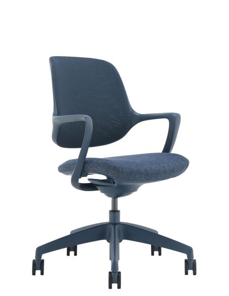 Крісло KRESLALUX NIRO-D36 BLUE, для відвідувача
