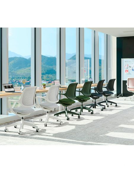 Крісло KRESLALUX NIRO-D36 BLUE, для відвідувача