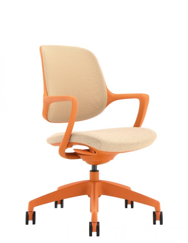 Крісло KRESLALUX NIRO-D38 ORANGE, для...