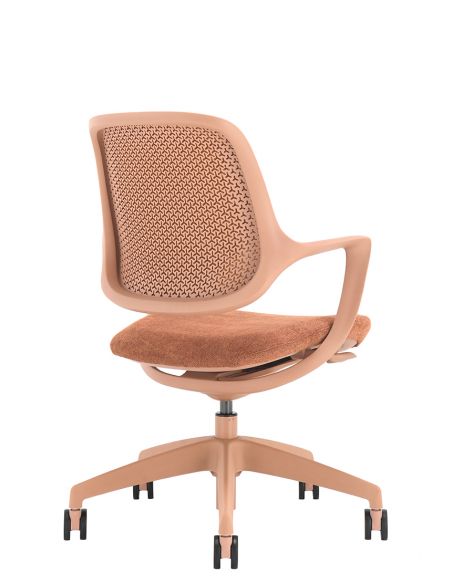 Крісло KRESLALUX NIRO-D39 MOCHA PEACH, для відвідувача