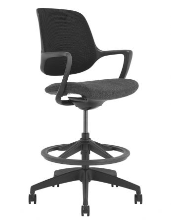 Барне крісло KRESLALUX BARSTOOL NIRO-D01 BLACK