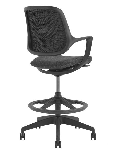 Барне крісло KRESLALUX BARSTOOL NIRO-D01 BLACK