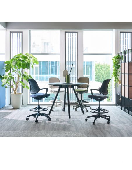 Барне крісло KRESLALUX BARSTOOL NIRO-D01 BLACK