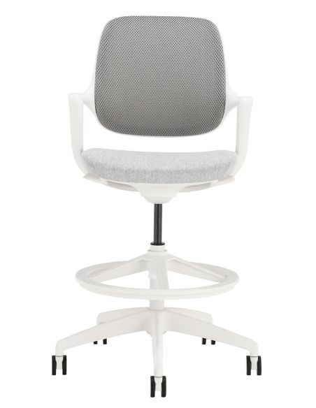 Барне крісло KRESLALUX BARSTOOL NIRO-D02 WHITE