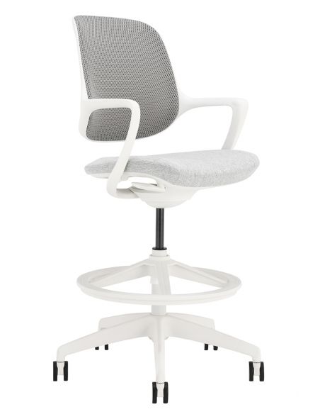 Барне крісло KRESLALUX BARSTOOL NIRO-D02 WHITE