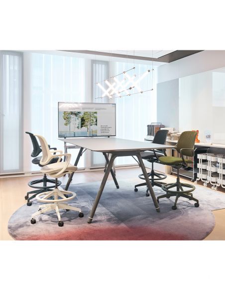 Барне крісло KRESLALUX BARSTOOL NIRO-D02 WHITE