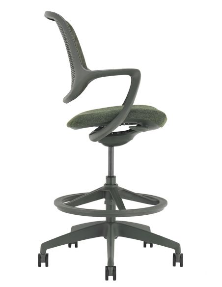 Барне крісло KRESLALUX BARSTOOL NIRO-D34 GREEN