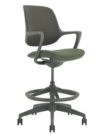 Барне крісло KRESLALUX BARSTOOL NIRO-D34 GREEN